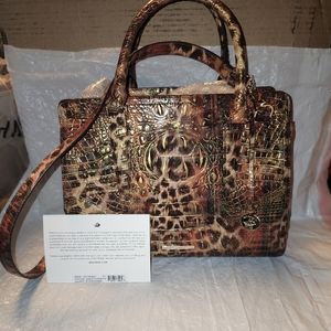 Brahmin Small Finley Tartan Animal Melbourne